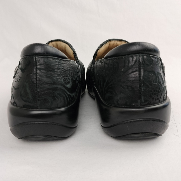 Alegria 'KEL-431' Tooled Leather Upper and Lining Clog EUC Sz. 5.5 - Picture 8 of 10